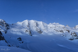 Piz Palü im Mondlicht