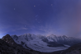Piz Palü bei Nacht